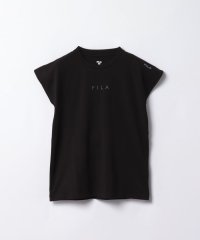 FILA（Casual）/【カジュアルウェア】 ストレッチツイル リラックスフレンチスリーブTシャツ レディース/506080473