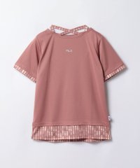 FILA（Casual）/【カジュアルウェア】 ハニカムメッシュ フェイク半袖Tシャツ レディース/506080475