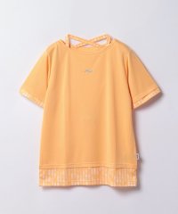 FILA（Casual）/【カジュアルウェア】 ハニカムメッシュ フェイク半袖Tシャツ レディース/506080475