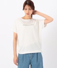 COMME CA ISM /速乾 箔プリント ロゴ 半袖Ｔシャツ/506081630