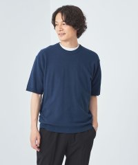 green label relaxing/ミジンツイル クルーネック 半袖ニット Tシャツ/506082064