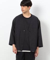 COMME CA ISM MENS/【セットアップ対応】ファンクショナル リネンライク ノーカラージャケット/506093807