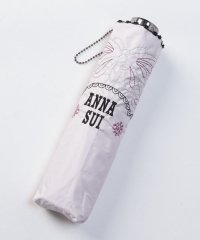 Ana Sui/ANNA SUI（アナスイ） ラメ刺しゅうｘ裾ピコット刺繍 晴雨兼用パラソル（折りたたみ・ミニ傘）/506094712