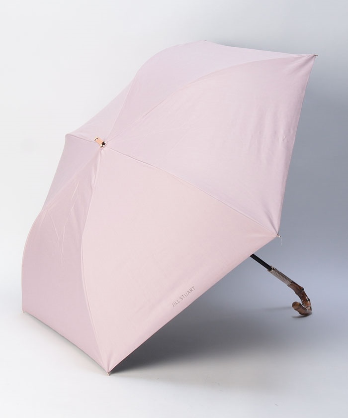 JILL STUART 晴雨兼用傘折りたたみ・トップフラット JILL STUART（ジル スチュアート）】 バイカラー柄 晴雨兼用傘