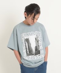 GLAZOS/【防汚加工】リゾートフロントプリント半袖Tシャツ/506098794