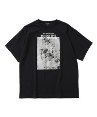 GLAZOS/【防汚加工】フロント箔プリント半袖Tシャツ/506098801