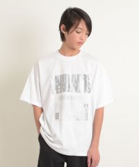 GLAZOS/【STREET】【防汚加工】アソートリフレクタープリント半袖Tシャツ/506098825