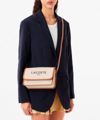 LACOSTE/ヘリテージキャンバス フラップクローズコットンショルダーバッグ/506099770