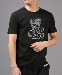 LUXSTYLE/Hollywood rich.&(ハリウッドリッチ)パンクベアラバープリント半袖Tシャツ/Tシャツ メンズ 半袖 半袖Tシャツ 春 夏 クマ テディベア パンク/506099919