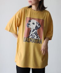 Riberry/DALMATIAN プリント 半袖BIGTシャツ/506100076