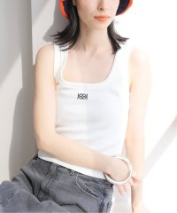 JOINT WORKS/KIJUN Square－Neck Rib Tank Top 24SSW22 0A/B/C/ D/506100242