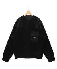 PRADA/プラダ スウェット リナイロン トライアングルロゴ ブラック メンズ PRADA UJL35B 11JE F0806 OOO/506100534