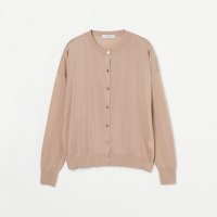 HELIOPOLE/METAL BUTTON CREW NECK CARDIGAN/506101125