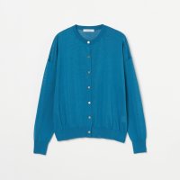 HELIOPOLE/METAL BUTTON CREW NECK CARDIGAN/506101125