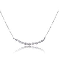 JEWELRY SELECTION/[ララクリスティー] LARA Christie ダイヤモンド ネックレス 0.1ct プラチナ PT900 スマイル ライン lp51－0003－pt/506101156