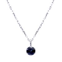 JEWELRY SELECTION/[ララクリスティー] LARA Christie ネックレス Pt900 ブラックダイヤモンド 0.1ct 6本爪 プラチナ lp56－0009/506101333