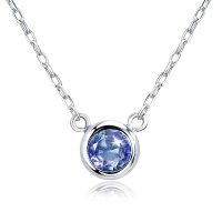 JEWELRY SELECTION/[ララクリスティー] LARA Christie ネックレス レディース サファイア 0.1ct PT900 プラチナ lp56－0018－pt/506101364