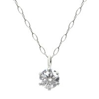 JEWELRY SELECTION/[ララクリスティー] LARA Christie ダイヤモンド ネックレス 6本爪 0.2ct PT900 プラチナ lp51－0012－pt/506101375