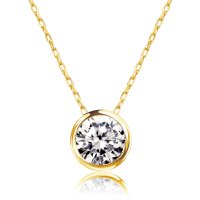 JEWELRY SELECTION/[ララクリスティー] LARA Christie ネックレス ダイヤモンド フクリン 0.3ct イエローゴールド K18YG lp51－0010－yg/506101426