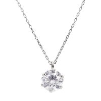 JEWELRY SELECTION/[ララクリスティー] LARA Christie ネックレス ダイヤモンド 0.5ct プラチナ ソリティア PT900 lp51－0009－pt/506101512