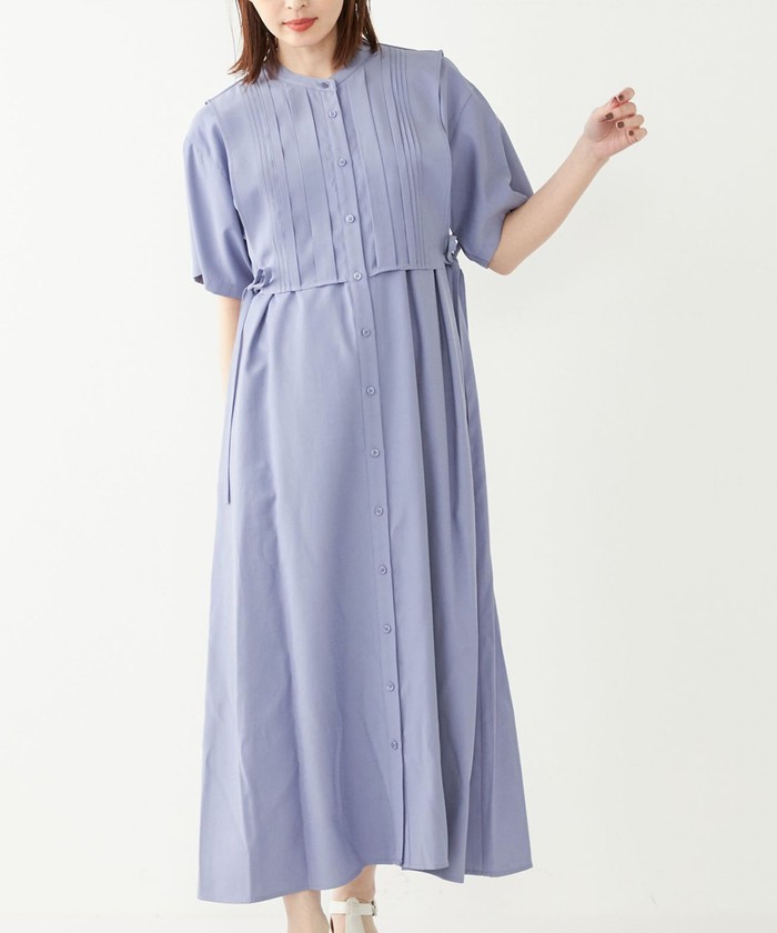 美品SHIPSシップス爽やかストライプブロードバンドカラーシャツワンピース♪ SHIPS - 美品SHIPSシップス爽やかストライプブロードバンド