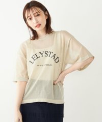 SHIPS Colors WOMEN/SHIPS Colors:〈手洗い可能〉シアー ロゴ ニット TEE/506101800