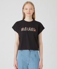 BLUE LABEL CRESTBRIDGE/【クラーク志織コラボ】ベーシッククリア天竺ロゴTシャツ/506064354