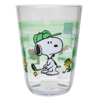 cinemacollection/スヌーピー プラカップ クリアタンブラー 370ml Snoopy Golf ピーナッツ カミオジャパン プラコップ かわいい キャラクター グッズ /506100612