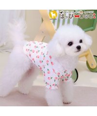 HAPPY DOG!!/犬 服 犬服 いぬ 犬の服 シャツ ブラウス 花柄 レース 袖あり 前ボタン スナップボタン 着せやすい/506102055