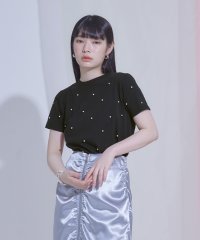 miette/パールシルバーコンパクトTシャツ/506102114