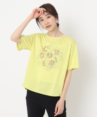 CORDIER/花柄プリントロゴTシャツ/506102218