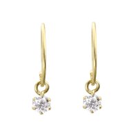 JEWELRY SELECTION/[ララクリスティー] LARA Christie K18 ダイヤモンド 計0.1ct フックピアス レディース 18金ゴールド le71－0002－yg/506102248