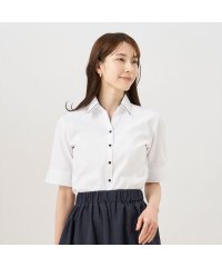 TOKYO SHIRTS/【透け防止】 スキッパー 五分袖 形態安定 レディースシャツ/506102273