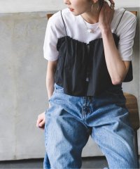 NOBLE/タフタボリュームキャミセットTEE/506102645