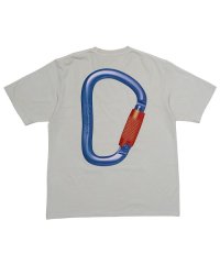 GRAMICCI/GRAMICCI グラミチ Tシャツ 半袖 カラビナ メンズ CARABINER TEE ホワイト グレー 白 G4SU－T074/506102698