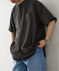 JOURNAL STANDARD relume Men's/TECH CANVAS ストライプ 半袖シャツ/506103281