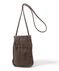 TOMORROWLAND GOODS/AMIACALVA WASHED LEATHER MESH POCHETTE/506103478