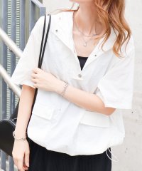 SocialGIRL/ソーシャルガール SocialGIRL フード付き半袖プルオーバー/505272079