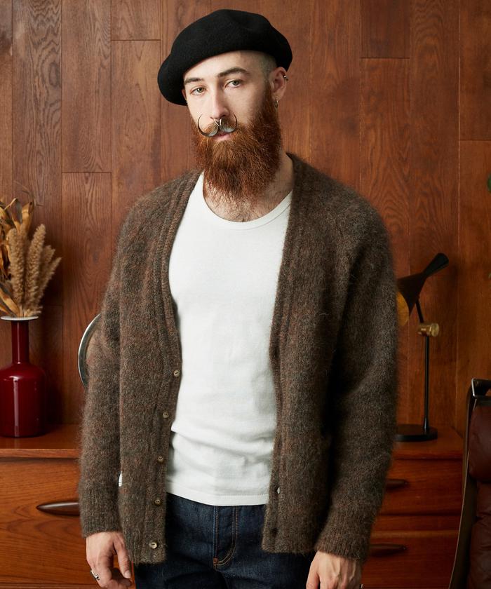 MOHAIR KNIT CARDIGAN/モヘアニット カーディガン(505988416 MOHAIR KNIT CARDIGAN/モヘアニット カーディガン(505988416