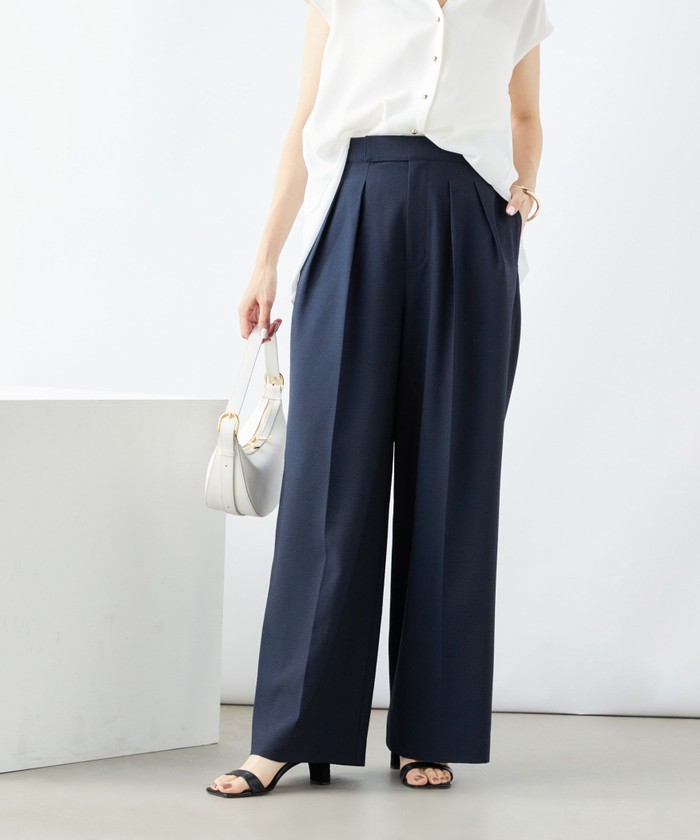 NOLLEY'S 24SS ウォッシャブルサッカーストライプショートジャケット