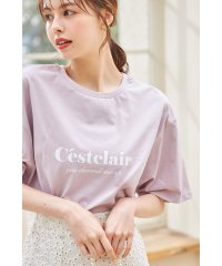 tocco closet/接触冷感♪ロゴプリントコットンＴシャツ/506095219