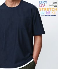 marukawa shonan/サッカー地 裾レイヤードTシャツ 半袖 無地 ポケット メンズ きれいめ カジュアル /506099586
