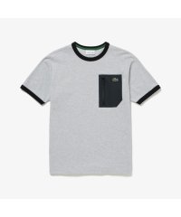 LACOSTE Mens/アウトドアジップポケット鹿の子地半袖Tシャツ/506103980