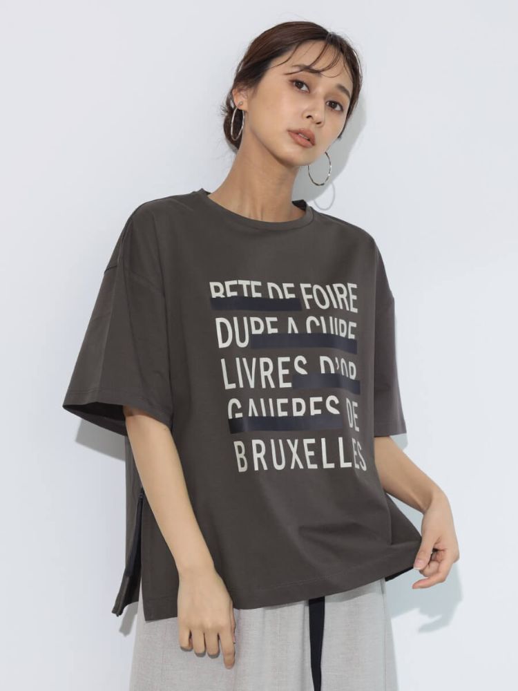 セール】スコットクラブ SCOTCLUB ファスナースリットロゴTEE