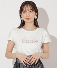 WILLSELECTION/Etoile刺繍パールロゴゆるTシャツ/506104241