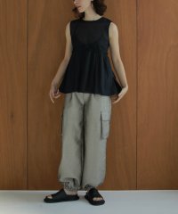 CANAL JEAN/anuke(アンヌーク) "Sheer Peplum Tops"シアーペプラムトップス/62410403/506104345