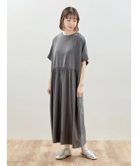 Samansa Mos2/【Sサイズ WEB限定】【抗菌防臭】風が通る涼しげカットワンピース/506104731