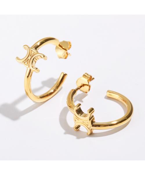 CELINE ピアス Asymmetric Hoops 460RD6BRA.35OR(506104800 CELINE ピアス Asymmetric Hoops 460RD6BRA.35OR(506104800