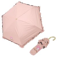 cinemacollection/マイメロディ 折り畳み傘 晴雨兼用折畳傘 かわいいフリルタイプ リボン サンリオ ジェイズプランニング 耐風傘 子供用 キャラクター グッズ /506105132