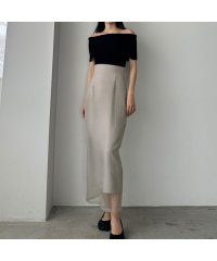 Louere/ルエレ Louere Louere ハイウエストシアーIラインスカート/506105356